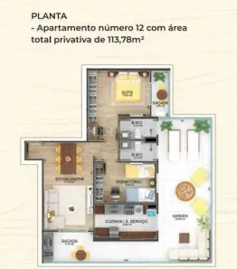 Apartamento com 2 Quartos à venda, 114m² no Jardim São Dimas, São José dos Campos