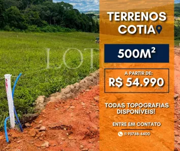 Lote/Terreno à venda, 500m² no Tijuco Preto(Caucaia do Alto), Cotia