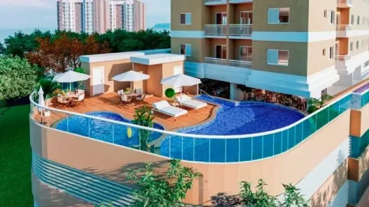 Apartamento com 2 Quartos à venda, 46m² no Parque São Vicente, São Vicente