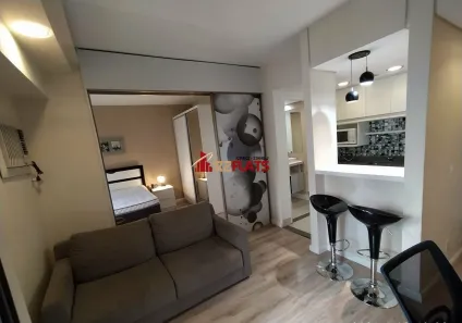 Flat com 1 Quarto para alugar, 32m² no Moema, São Paulo