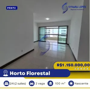 Apartamento com 2 Quartos à venda, 100m² no Horto Florestal, Salvador