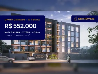 Apartamento com 1 Quarto à venda, 29m² no Mata da Praia, Vitória