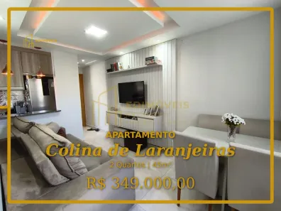 Apartamento com 2 Quartos à venda, 45m² no Colina de Laranjeiras, Serra
