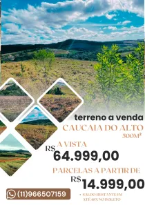 Lote/Terreno à venda, 500m² no dos Mendes (Caucaia do Alto), Cotia