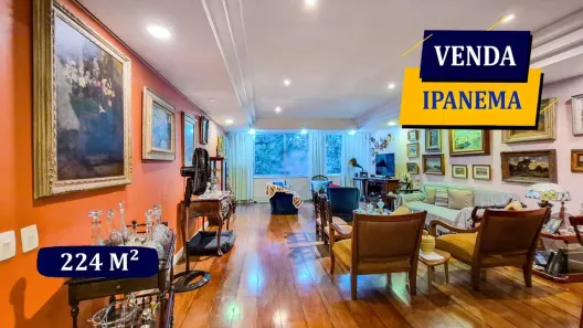 Apartamento com 3 Quartos à venda, 224m² no Ipanema, Rio de Janeiro