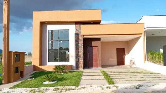 Casa de Condomínio com 3 Quartos à venda, 135m² no Jardim Perlamar, Araçoiaba da Serra