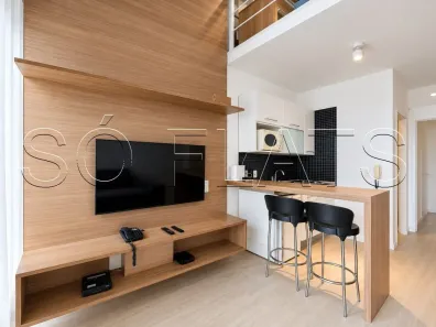 Flat com 1 Quarto à venda, 36m² no Cidade Monções, São Paulo