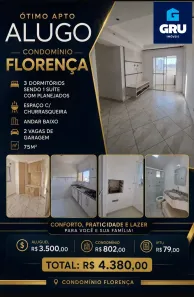 Apartamento com 3 Quartos para alugar, 75m² no Vila Progresso, Guarulhos