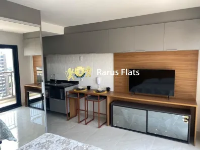 Flat com 1 Quarto para alugar, 26m² no Indianópolis, São Paulo