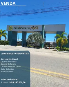 Lote/Terreno à venda, 360m² no Alto de São Marcos, Barra de São Miguel