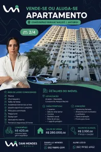 Apartamento com 2 Quartos à venda, 50m² no Antares, Maceió