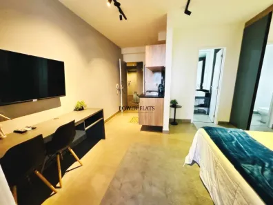 Flat com 1 Quarto para alugar, 30m² no Cerqueira César, São Paulo