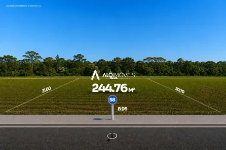 Lote/Terreno à venda, 244m² no Santa Terezinha, Fazenda Rio Grande