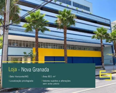 Ponto Comercial para alugar, 801m² no Nova Granada, Belo Horizonte