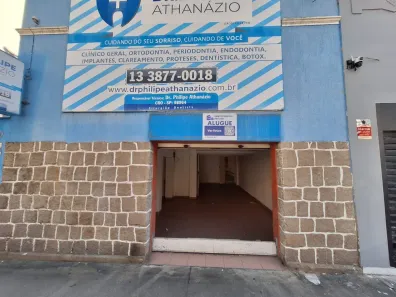 Ponto Comercial com 1 Quarto para alugar, 100m² no Gonzaga, Santos