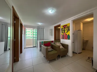 Apartamento com 2 Quartos para alugar, 50m² no Tambaú, João Pessoa