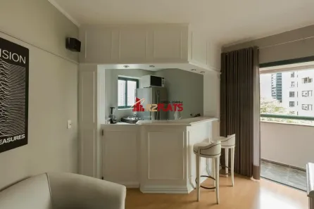 Flat com 1 Quarto para alugar, 40m² no Itaim Bibi, São Paulo