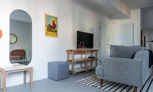 Apartamento com 1 Quarto para alugar, 51m² no República, São Paulo