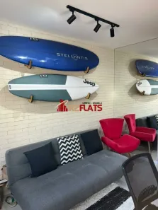 Flat com 1 Quarto à venda, 29m² no Cidade Monções, São Paulo