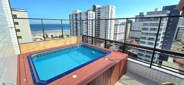 Cobertura com 4 Quartos à venda, 140m² no Guilhermina, Praia Grande