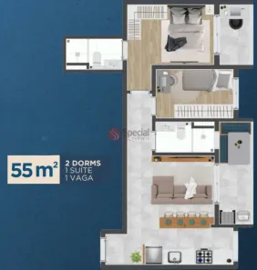 Apartamento com 2 Quartos à venda, 55m² no Vila Matilde, São Paulo