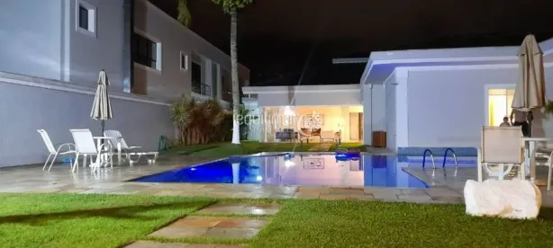 Casa de Condomínio com 7 Quartos para venda ou aluguel, 628m² no Jardim Acapulco, Guarujá
