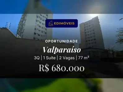 Apartamento com 3 Quartos à venda, 77m² no Valparaíso, Serra