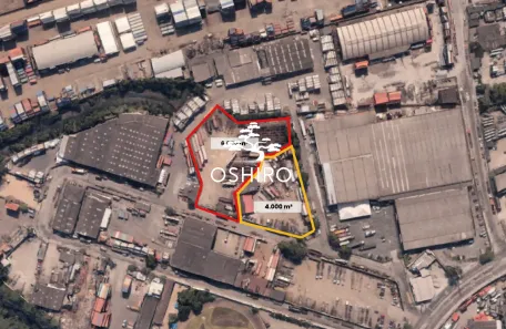 à venda, 6000m² no Chico de Paula, Santos