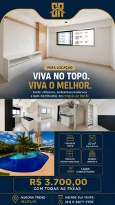 Apartamento com 2 Quartos para alugar, 57m² no Santo Amaro, Recife