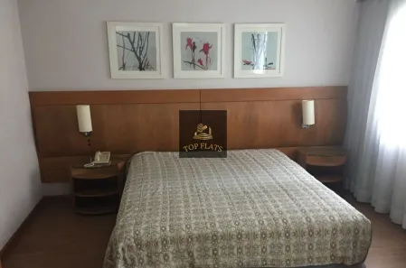Flat com 1 Quarto para alugar, 28m² no Indianópolis, São Paulo