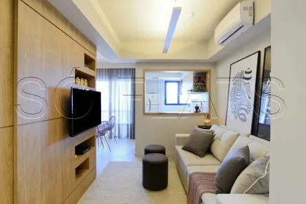 Flat com 1 Quarto à venda, 40m² no Cerqueira César, São Paulo