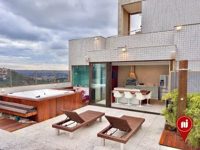 Cobertura com 4 Quartos à venda, 411m² no Santa Lúcia, Belo Horizonte