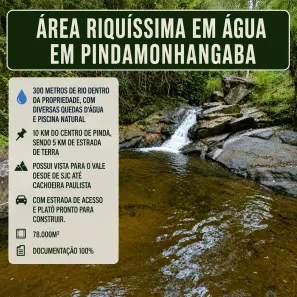 Fazenda/Sítio à venda, 78000m² no Centro, Pindamonhangaba