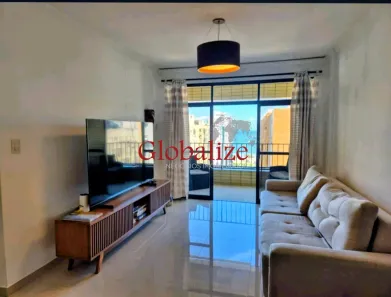 Apartamento com 3 Quartos para alugar, 137m² no Ponta da Praia, Santos