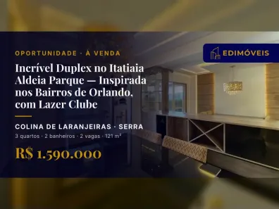Casa com 3 Quartos à venda, 121m² no Colina de Laranjeiras, Serra