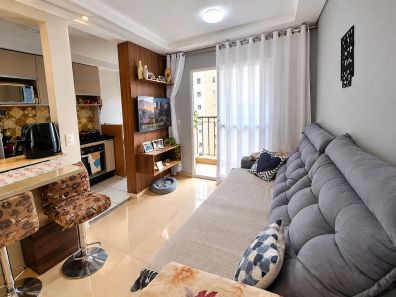Apartamento com 2 Quartos à venda, 46m² no Jardim São Miguel, Ferraz de Vasconcelos