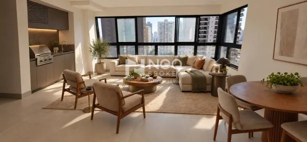 Apartamento com 3 Quartos à venda, 121m² no Setor Bueno, Goiânia