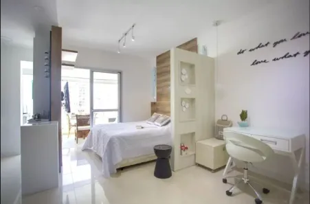 Flat com 1 Quarto para alugar, 37m² no Indianópolis, São Paulo