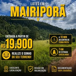 Lote/Terreno à venda, 600m² no Terra Preta (Terra Preta), Mairiporã