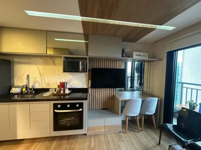 Apartamento com 1 Quarto para alugar, 26m² no Indianópolis, São Paulo