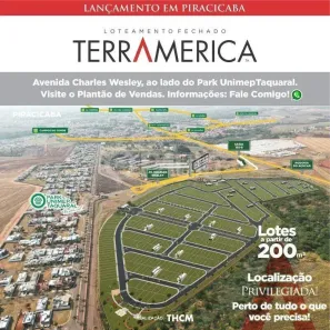 Lote/Terreno à venda, 200m² no Taquaral, Piracicaba