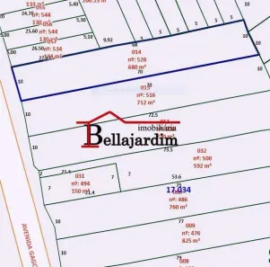 Lote/Terreno à venda, 680m² no Santa Maria, Santo André