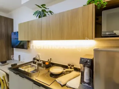 Apartamento com 1 Quarto para alugar, 20m² no Moema, São Paulo