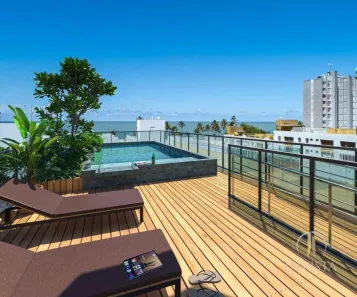 Flat com 1 Quarto à venda, 26m² no Cabo Branco, João Pessoa