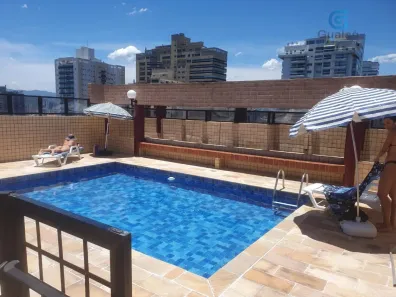 Apartamento com 1 Quarto para alugar, 48m² no Aparecida, Santos