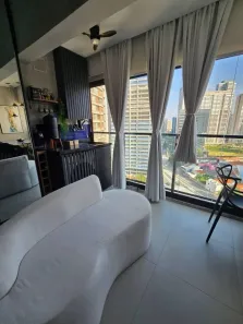 Apartamento com 1 Quarto para alugar, 27m² no Jardim das Acácias, São Paulo