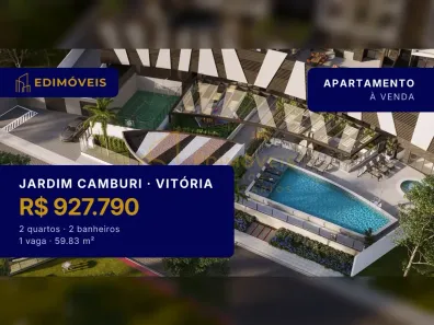 Apartamento com 2 Quartos à venda, 59m² no Jardim Camburi, Vitória