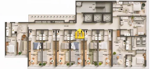 Apartamento com 2 Quartos à venda, 61m² no Capim Macio, Natal