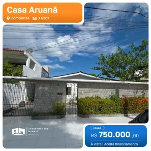 Casa com 3 Quartos à venda, 300m² no Compensa, Manaus