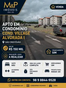 Apartamento com 2 Quartos à venda, 44m² no Cruzeiro de Santa Bárbara, São Luís